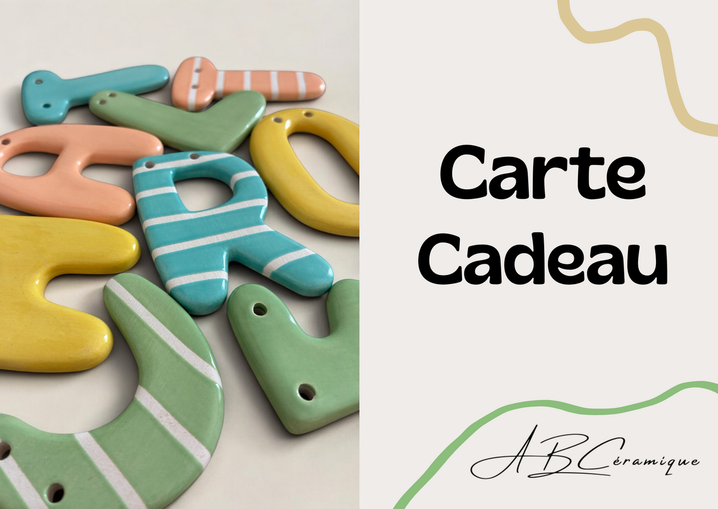 Carte cadeau - ABCéramique