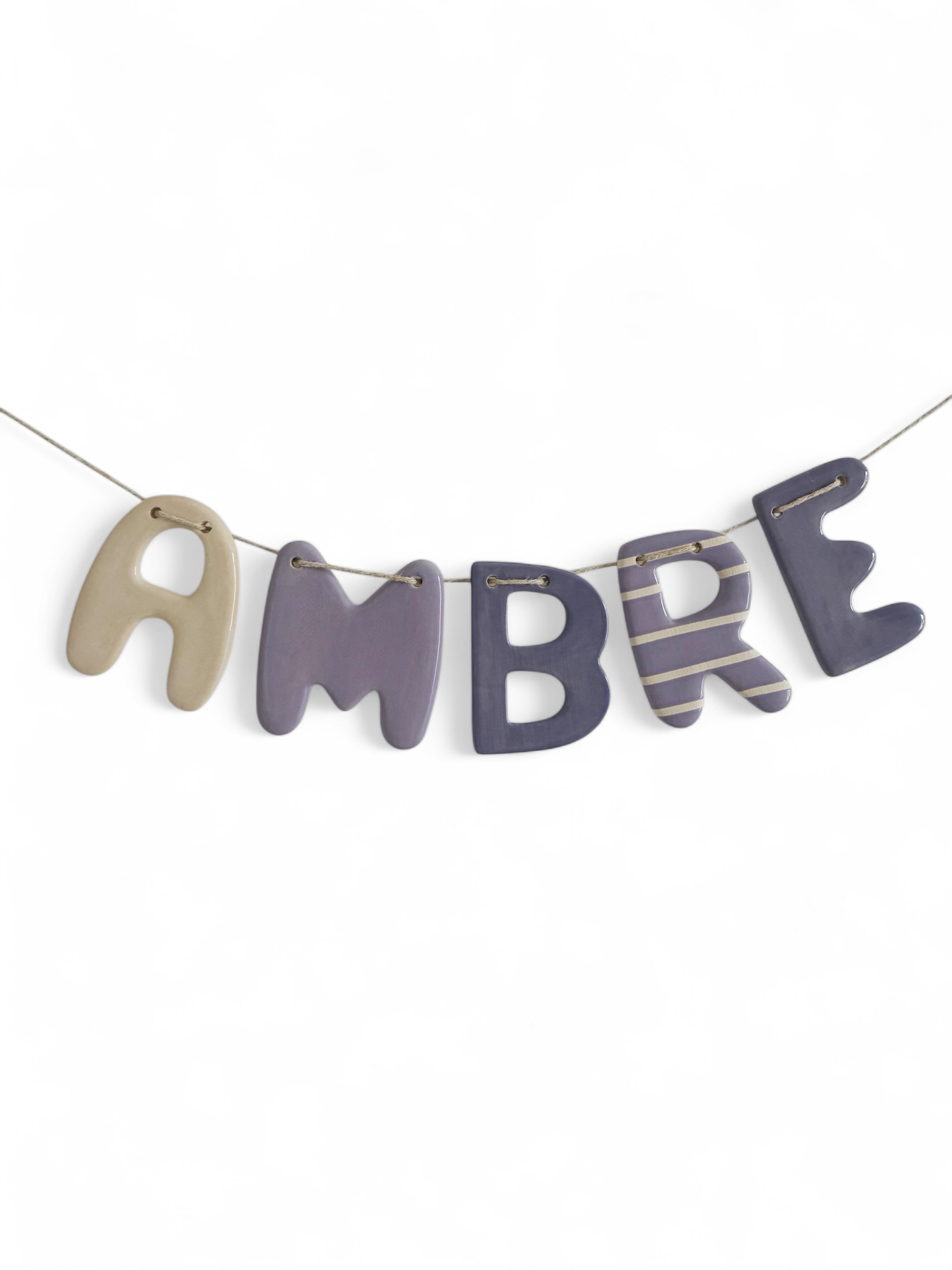 Guirlande personnalisée - 5 lettres