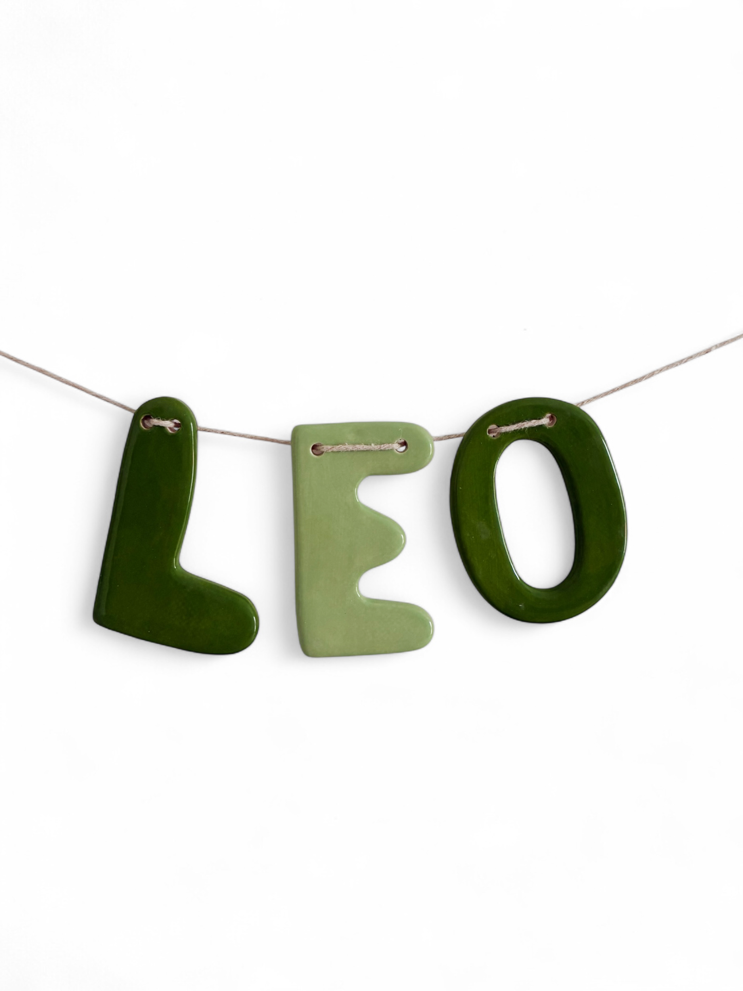 Guirlande personnalisée - 3 lettres