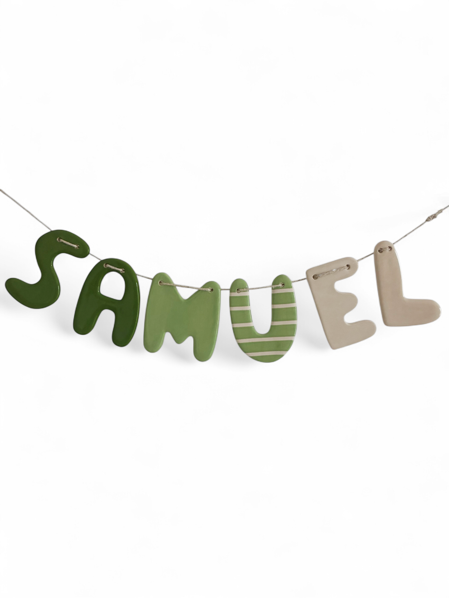 Guirlande personnalisée - 6 lettres