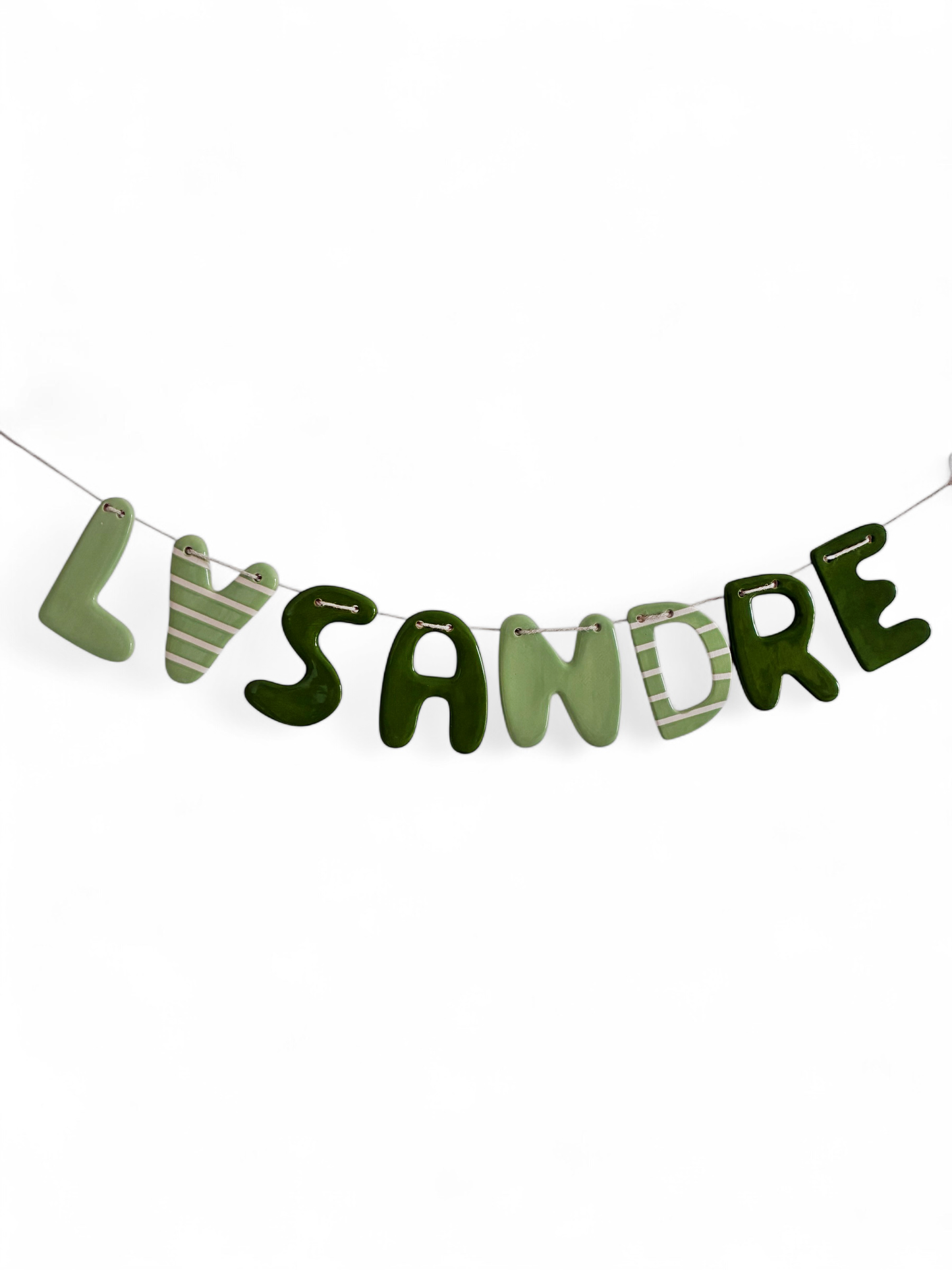 Guirlande personnalisée - 8 lettres