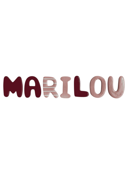 Prénom personnalisé - 7 lettres