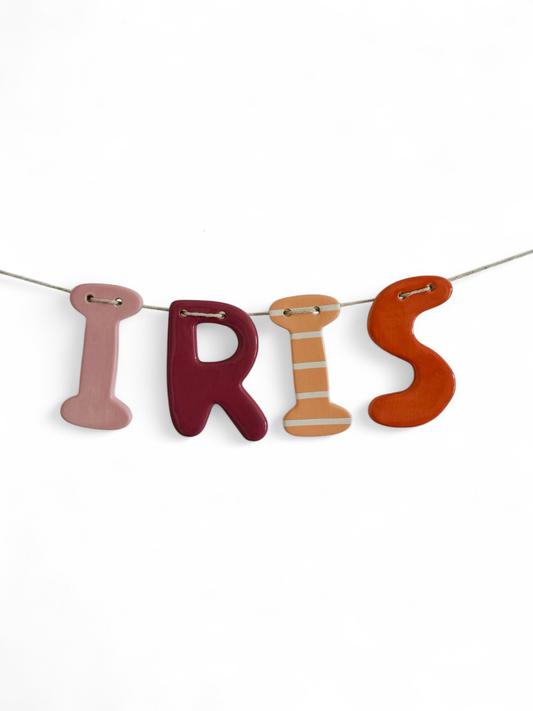 Guirlande personnalisée - 4 lettres