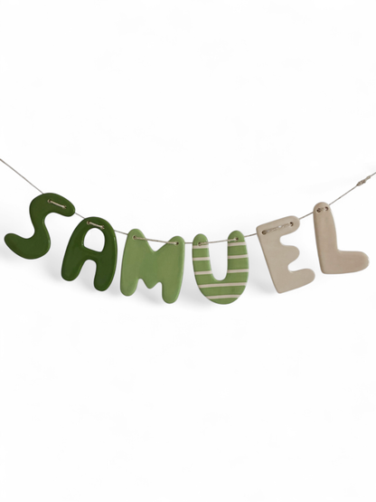 Guirlande personnalisée - 6 lettres