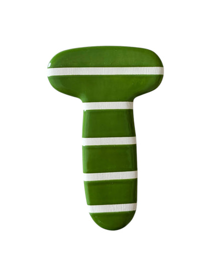 Lettre  T en céramique - décoration murale - prénom personnalisée - chambre enfant - cadeau naissance