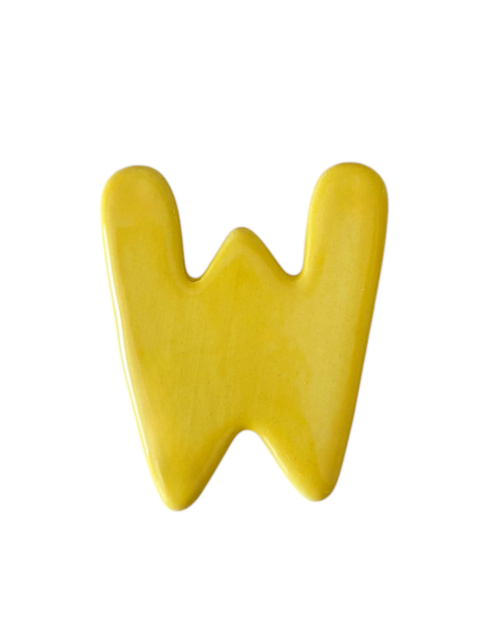 Lettre W en céramique - décoration murale - prénom personnalisée - chambre enfant - cadeau naissance